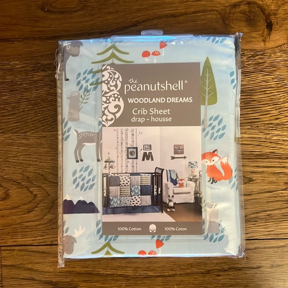 Woodland Dreams Crib Sheet *New In Package*